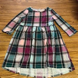Girls size 7/8 plaid dress